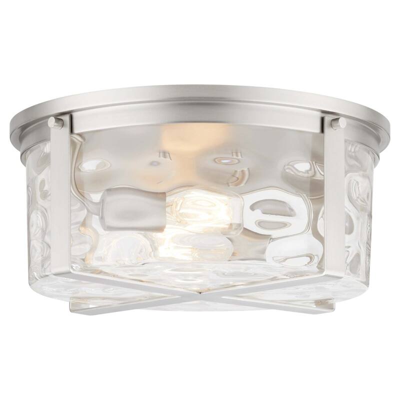 Quorum International 3111-2 Steinway 2 Light 14" Wide Flush Mount Drum