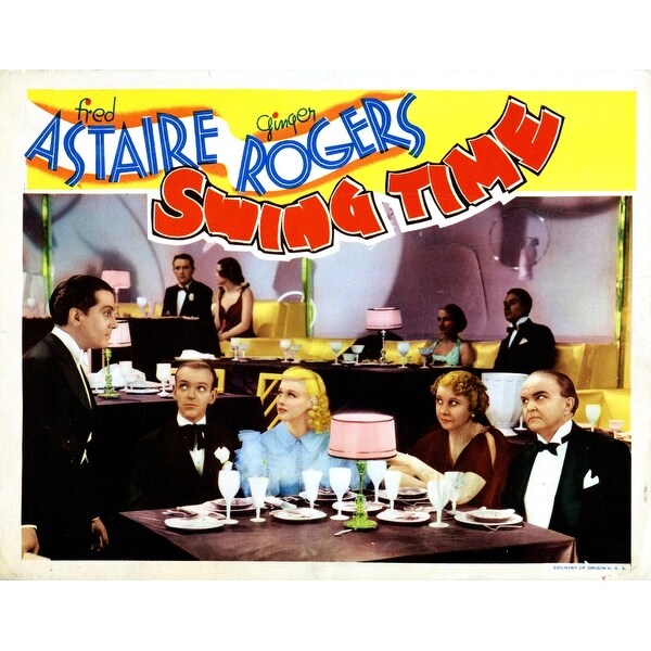 Swing Time Movie Poster Masterprint