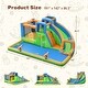 preview thumbnail 3 of 8, Costway 6 in 1 Inflatable Giant Kids Water Park Bounce House with Dual - As Picture Shows - See Details