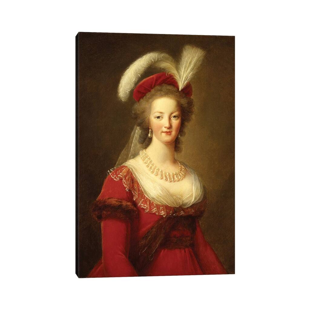 iCanvas "Portrait Of Marie Antoinette, Queen Of France" by Elisabeth Louise Vigee Le Brun Canvas Print