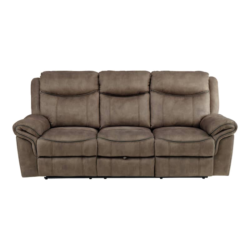 Brisa Manual Double Reclining Sofa