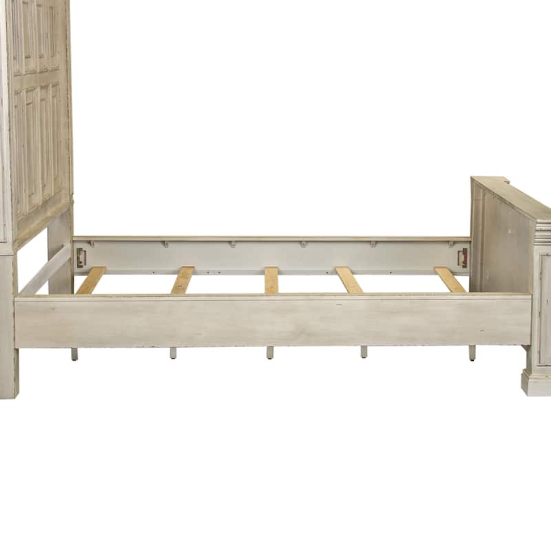 Big Valley Whitestone Distressed Queen Panel Bed