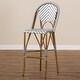 preview thumbnail 10 of 15, Indoor and Outdoor Stackable Bar Stool by Baxton Studio