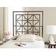 preview thumbnail 1 of 1, SAFAVIEH Lucina French Antique Iron Metal Quatrefoil Headboard (Twin)