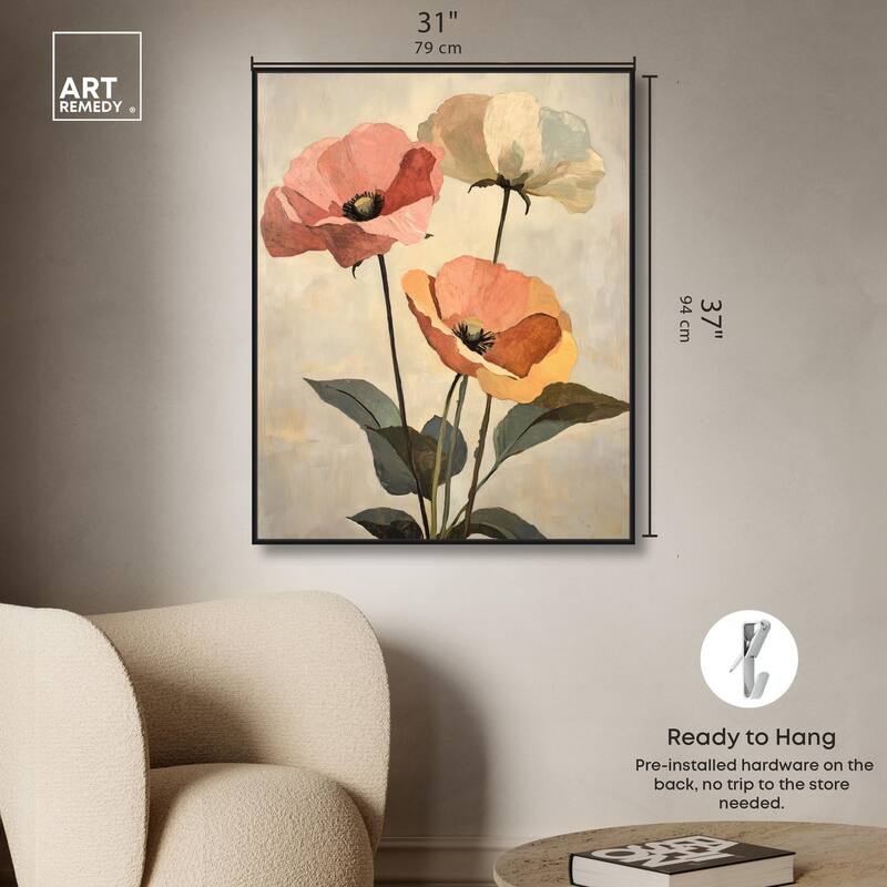 Blush and Ochre I Canvas by Art Remedy