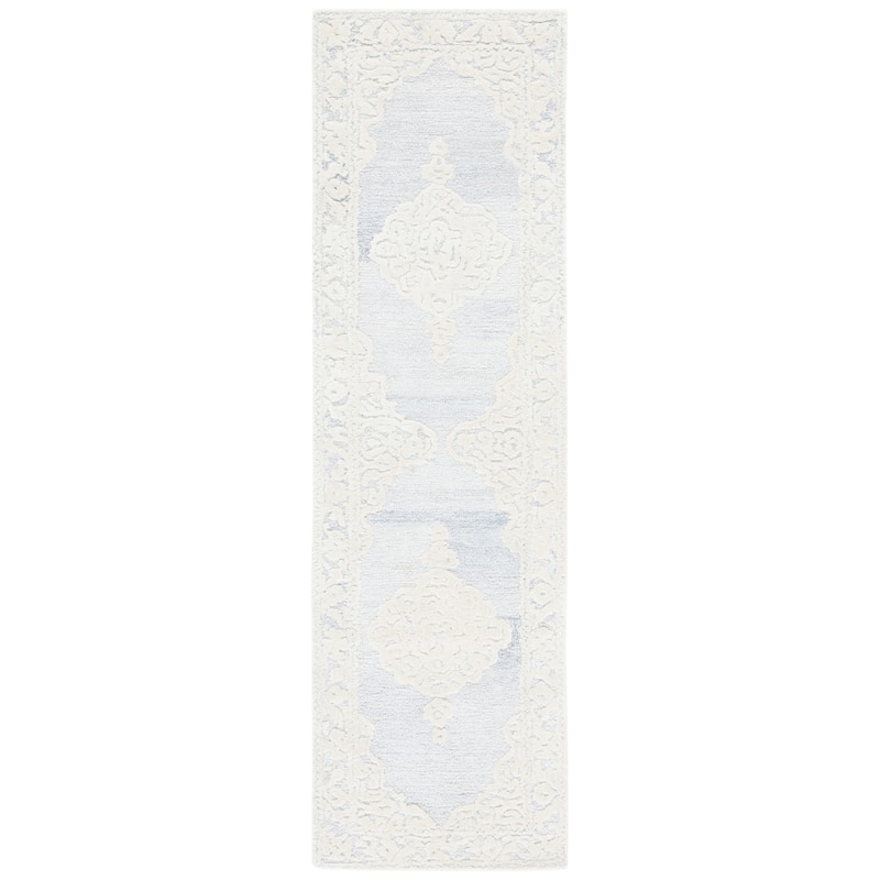 SAFAVIEH Handmade Micro-Loop Gerhild Medallion Wool Rug