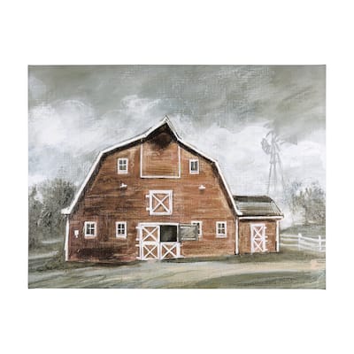 Old Barn IV (56 x 42) Canvas Art Print