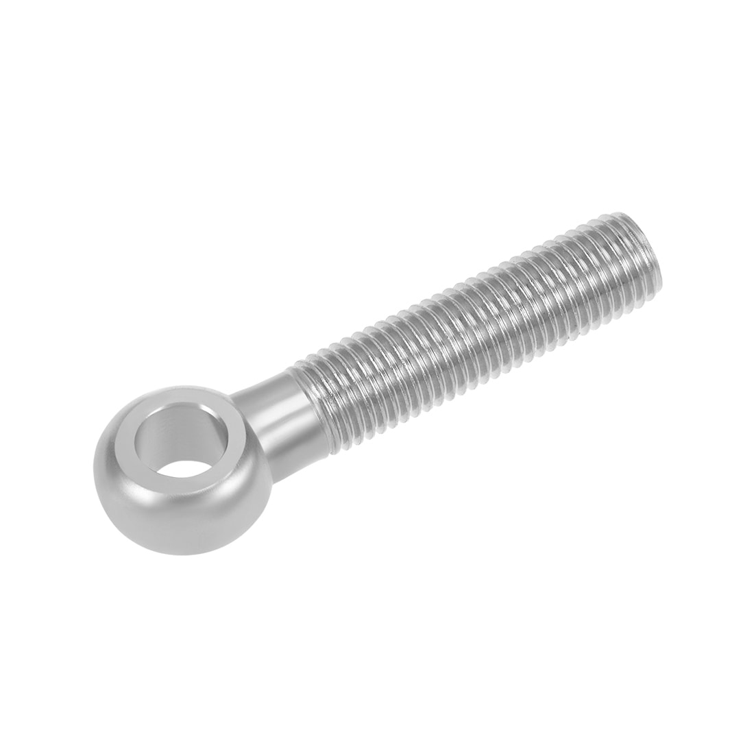 MroMax M10x 60mm Machinery Shoulder Swing Lifting Eye Bolt 304 Stainless Steel Metric Thread Silver 2pcs