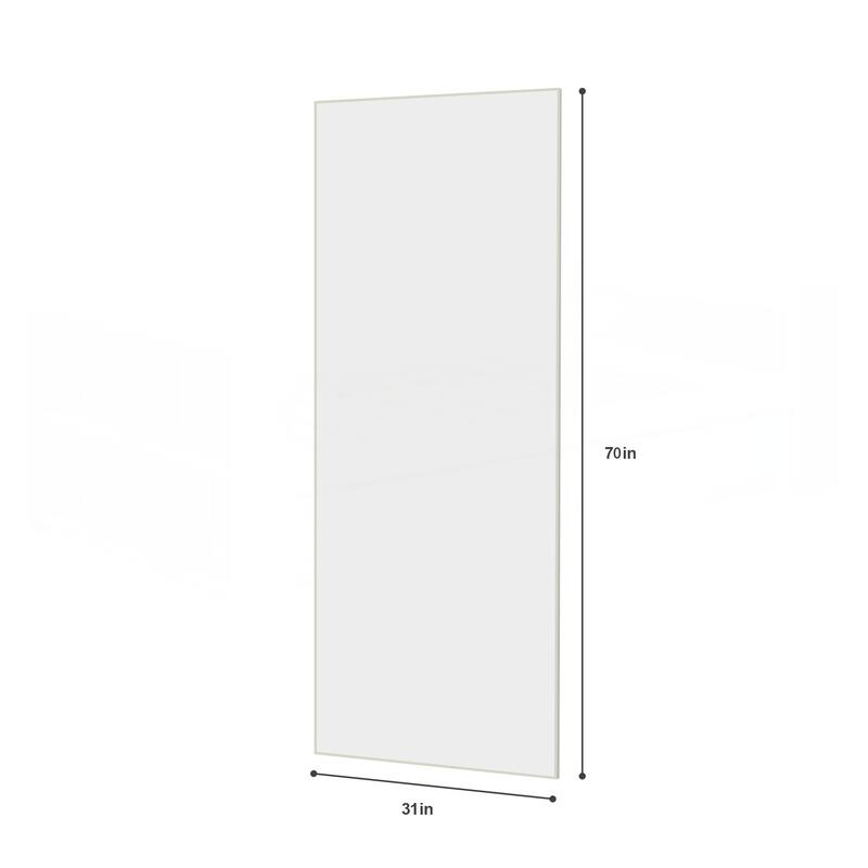 Full Length mirror white Aluminum Alloy Frame