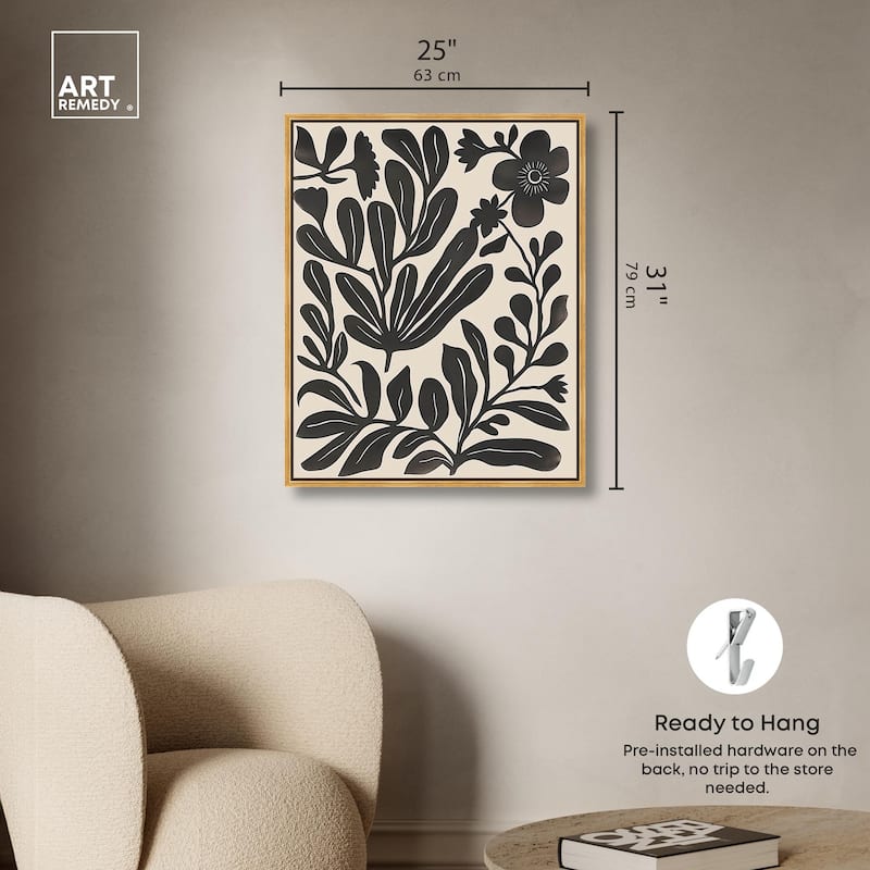 Ebony Eden Essence II Canvas by Art Remedy
