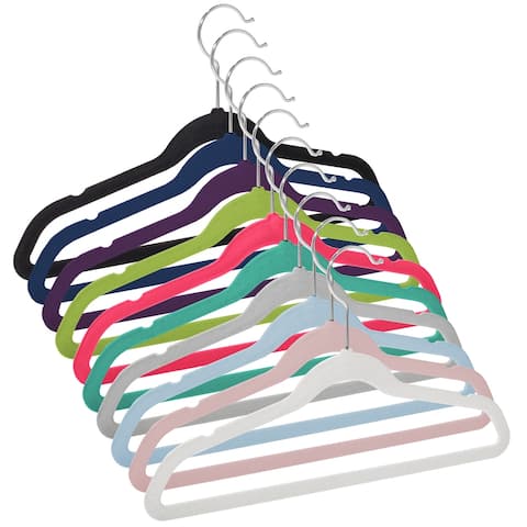 50 Velvet 14" Kid's Hangers by Casafield