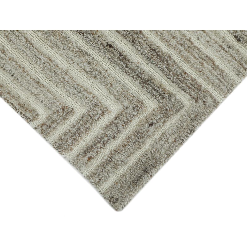 Terra by Obeetee Dunes Tetris Natural Rug