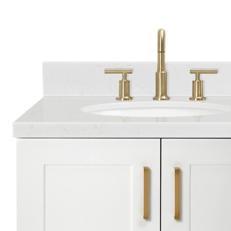 Ariel Q030SCQOVO Taylor 30" Free Standing Single Basin Vanity Set with
