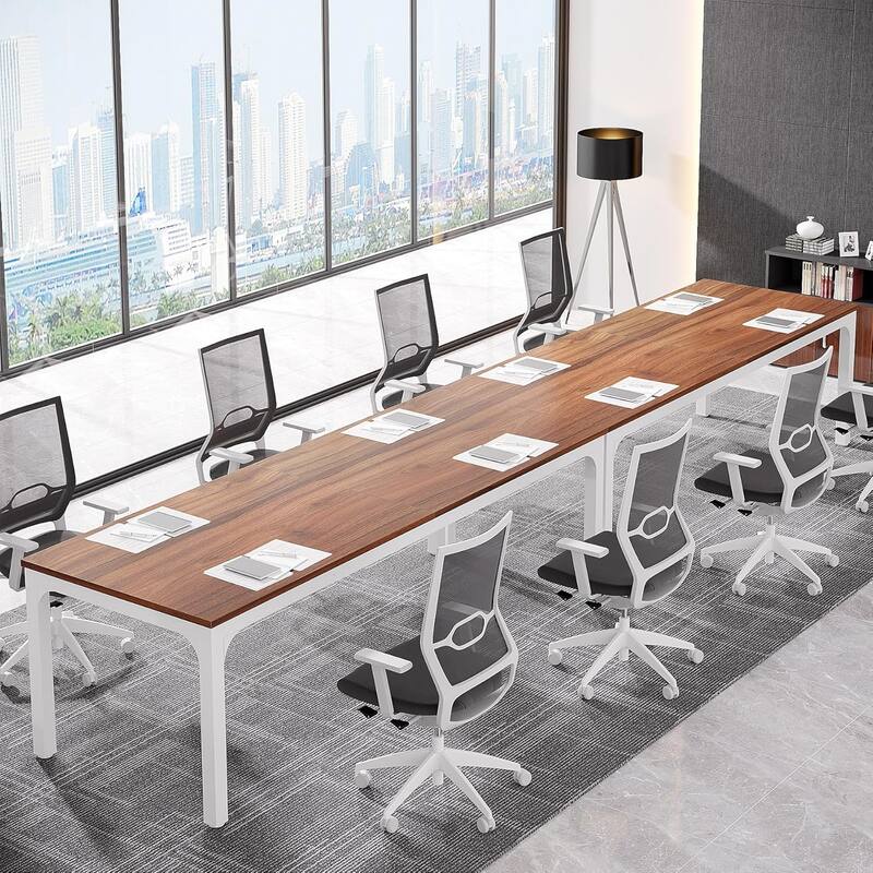 78.74" Large Rectangle Conference Table/Desk, Modern Seminar Meeting Table, Business Tables for Boardroom & Office