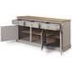preview thumbnail 13 of 15, 65" Wood Buffet Sideboard Farmhouse - Corona Collection | Furniture Dash