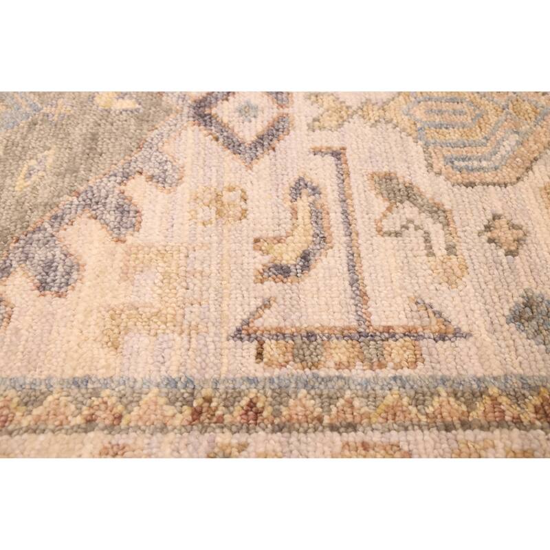 ECARPETGALLERY Hand-knotted Jules Serapi Ivory Wool Rug - 8'9 x 11'10