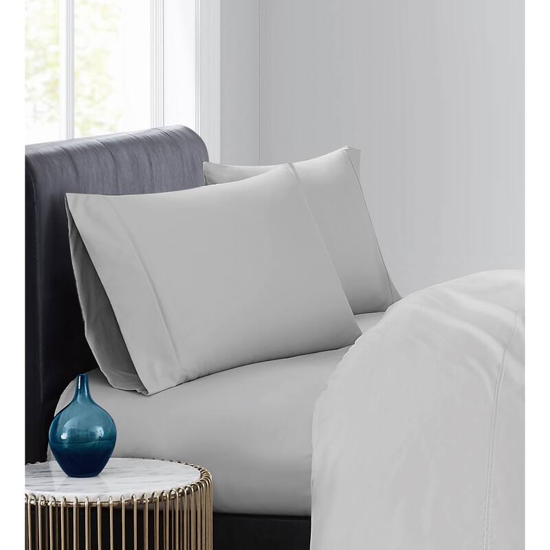 Vince Camuto Solid 400TC Percale Pillowcase Pairs