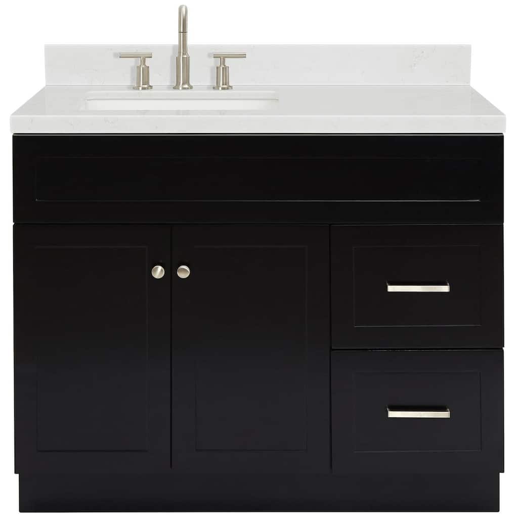 Ariel F042SLCQRVO Hamlet 42" Free Standing Single Basin Vanity Set