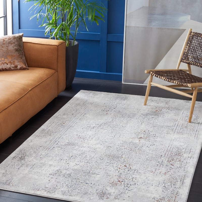 SAFAVIEH Craft Hanka Modern Rug - 5'5" x 7'7" - Grey/Blue