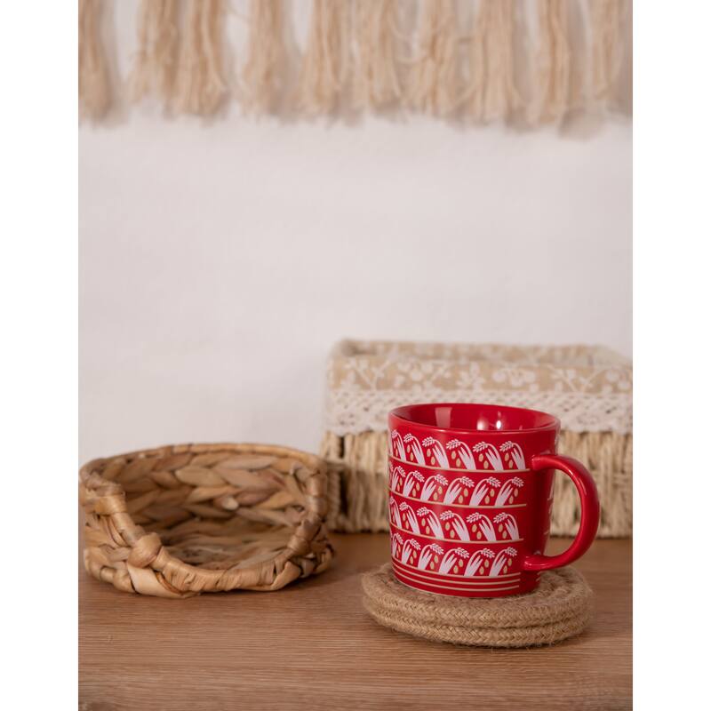 JoJo Fletcher Set of 5 Woven Coasters - U-Shape Opening