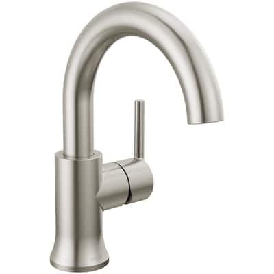 Delta Trinsic Bathroom Faucet with Pop-Up Drain Assembly
