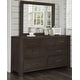 preview thumbnail 1 of 3, Highlands 7 Drawer Dresser with Mirror, Espresso