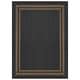 preview thumbnail 2 of 8, World Rug Gallery Border Indoor/Outdoor Flat Woven Area Rug