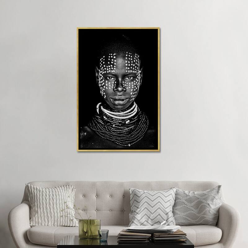 iCanvas "Karo Woman" by Vedran Vidak Framed Canvas Print