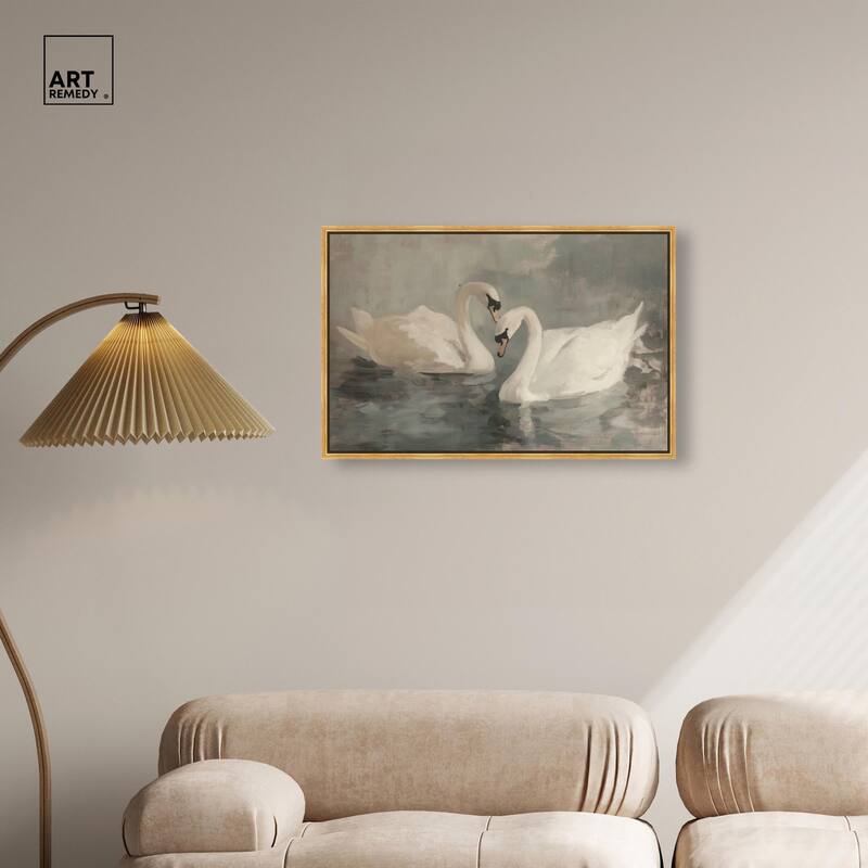 Ivory Idyllic Canvas by Art Remedy