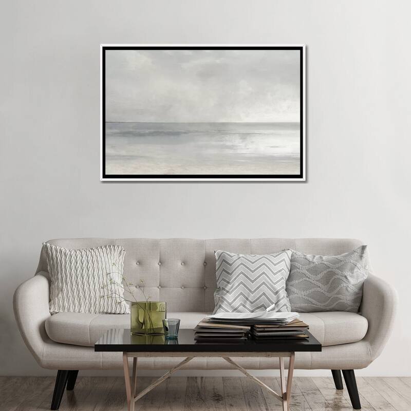 iCanvas "Pastel Seascape II" by Christy McKee Framed Canvas Print