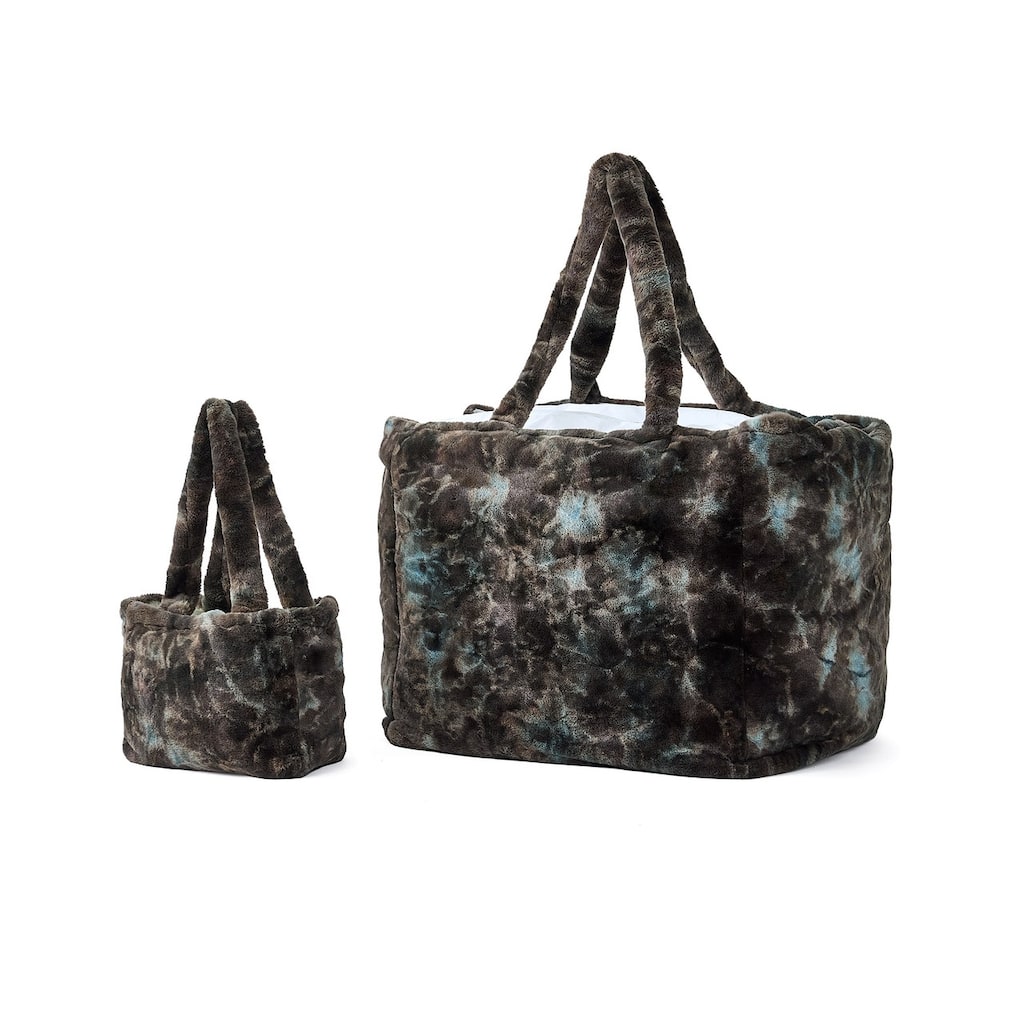 Wolf Bunny - Coma Inducer® Plush Tote - Gunpowder Black