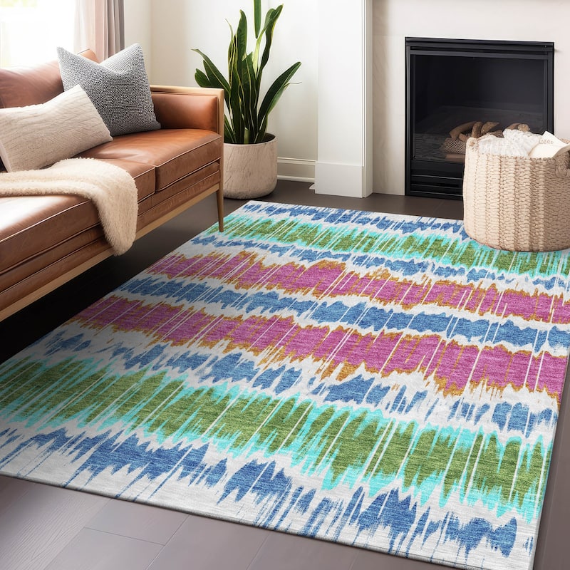 Premium Washable Super Soft Modern Stripe Mayfield Rug