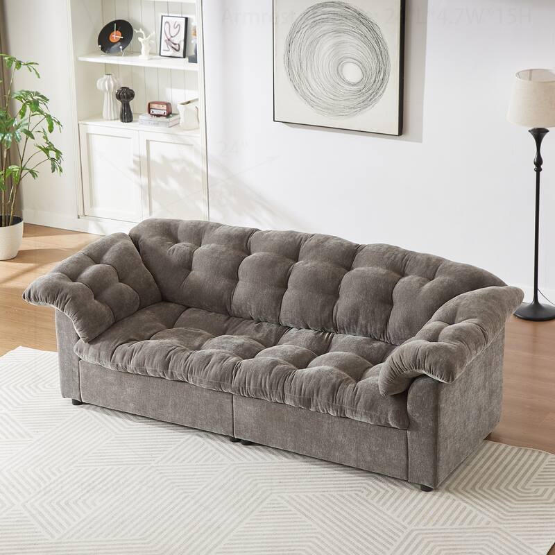 Comfortable Chenille Sofa for Various Spaces, Enhancing Interior Style