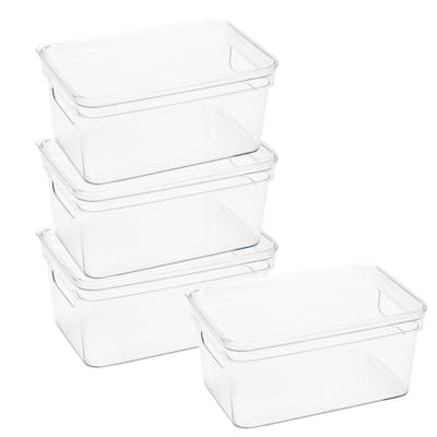 Simplify 4 Pack Lidded Storage Bin