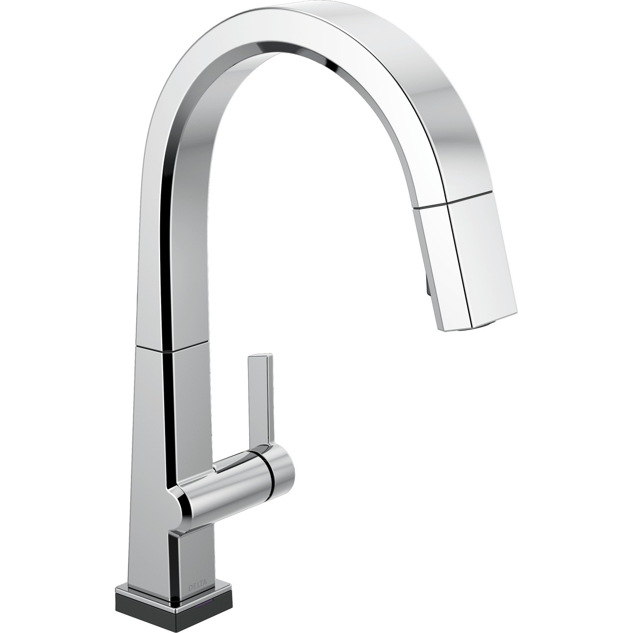 Shop Delta 9193t Dst Pivotal 1 8 Gpm Single Hole Pull Down Kitchen Faucet Overstock 26850055