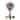 Regal Art & Gift 62 Inch Swirl Balloon Spinner Solar Stake - Purple