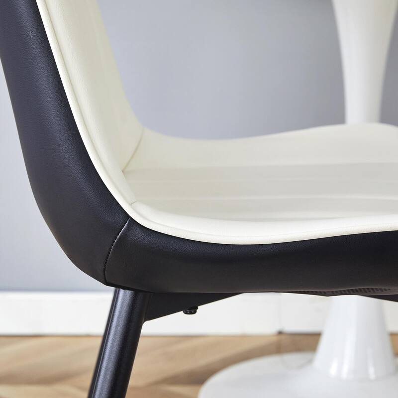 Extended Seat Cushion Dining Chair Set - Four Pieces