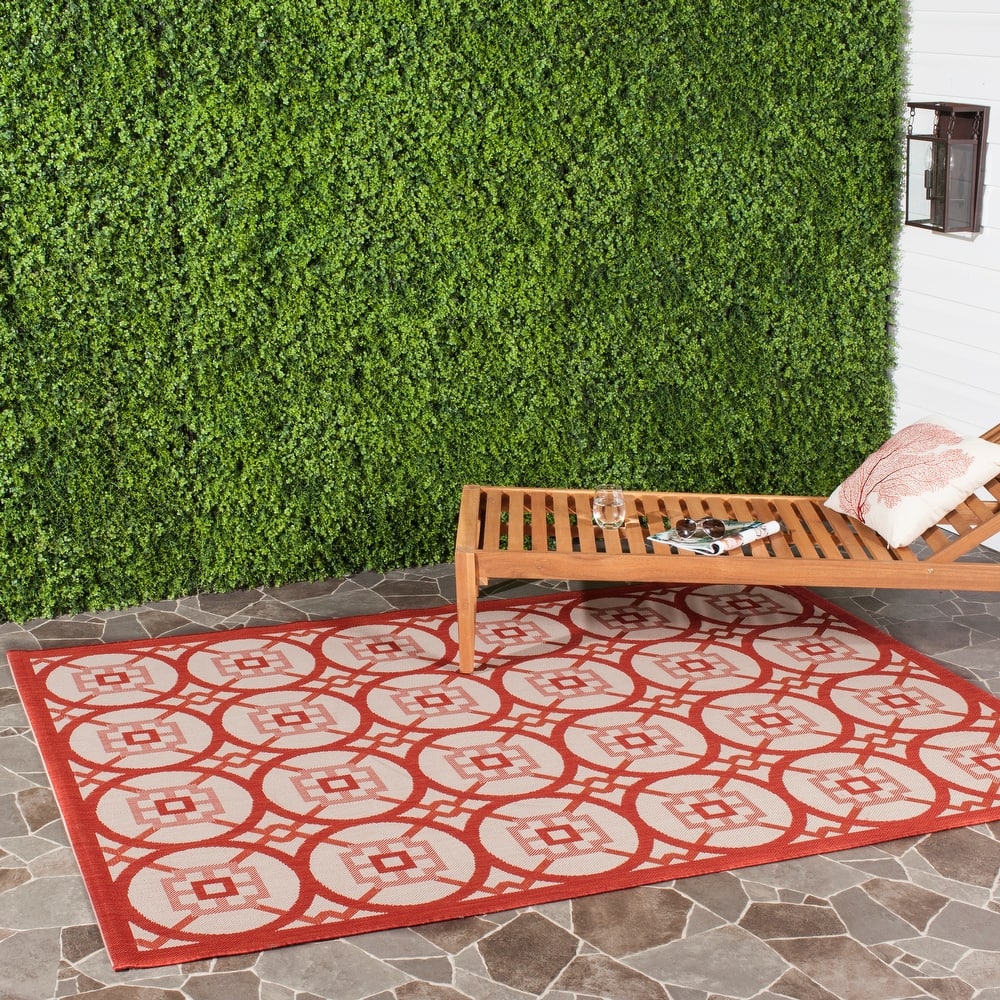 SAFAVIEH Courtyard Josee Indoor/ Outdoor Waterproof Patio Backyard Rug