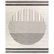 preview thumbnail 4 of 31, Artistic Weavers Joel Mod Black/Ivory Ombre Geometric Striped Area Rug