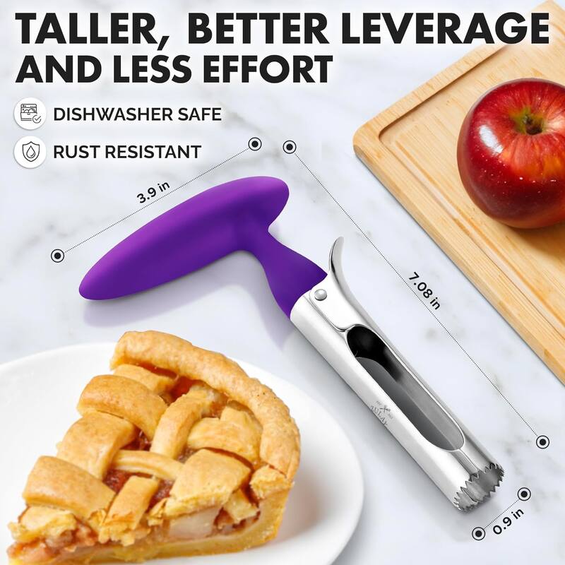 Zulay Kitchen Ultra Sharp Premium Apple Corer Tool