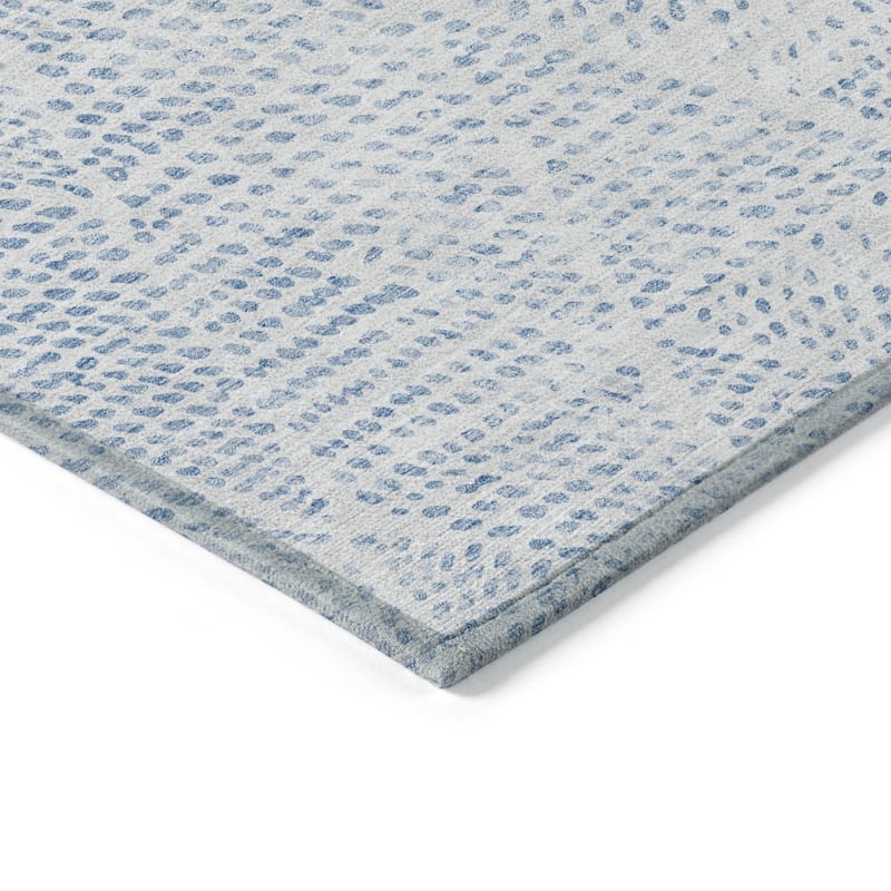 HomeRoots Geometric Transitional Rectangle Outdoor Rug