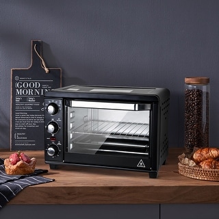 Elite Digital Countertop Convection Toaster Oven with Temperature Probe ...