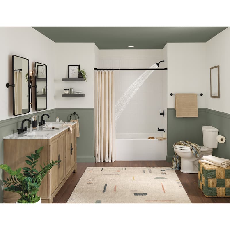 Peerless PTT14412 Flute Tub and Shower Trim Package with 1.5 GPM Multi