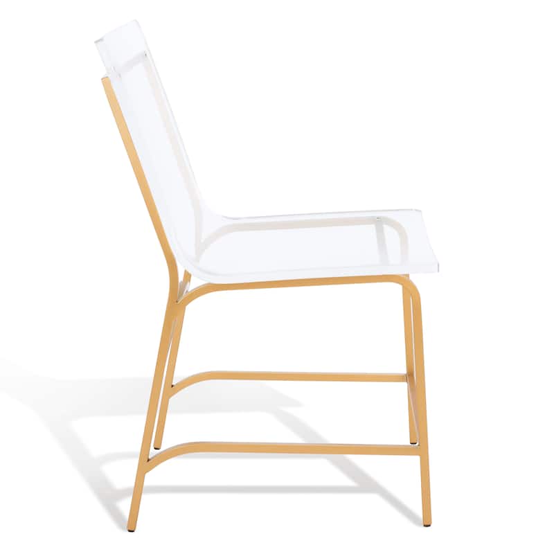 SAFAVIEH Couture Ljupka Acrylic Dining Chair (Set of 2) - 20 In W x 21.25 In D x 33.25 In H - 20"W x 21"D x 33"H