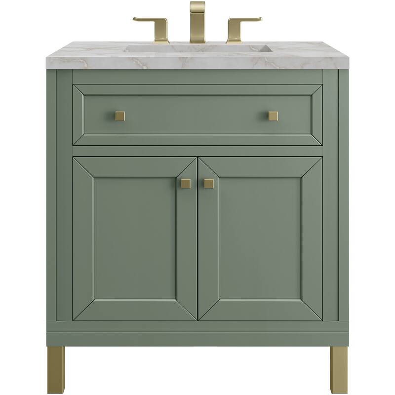 James Martin Vanities 503-V30-3VSL Chicago 30" Free Standing Single - Smokey Celadon