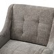 preview thumbnail 38 of 53, Hyperboreüs Upholstery Accent Armchair with Tufted Back by HULALA HOME