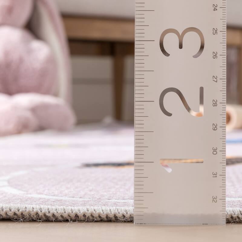 Well Woven Kids Rugs Traffic Modern Machine Washable Area Rug