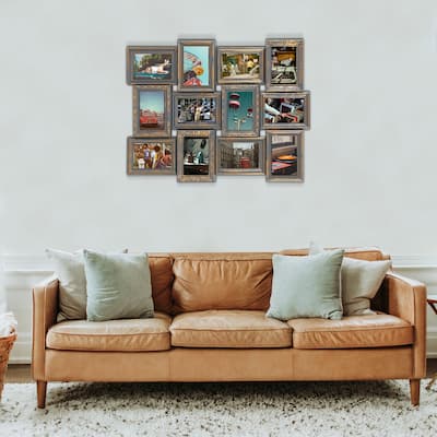 HELLO LAURA 12 Opening Classic Wall Hanging Photo Frame White