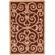 preview thumbnail 25 of 128, Safavieh Hand-hooked Chelsea Cherrelle Country Oriental Wool Rug 1' 8" x 2' 6" - Burgundy - Runner/Rectangle
