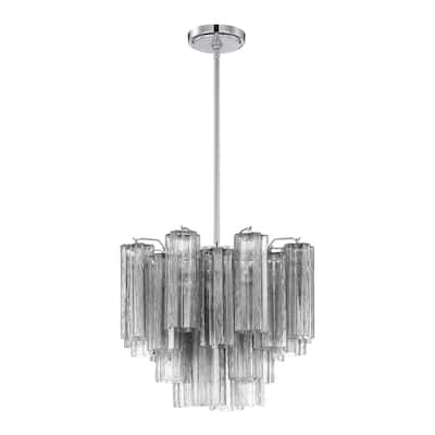 Addis 4 Light Polished Chrome Chandelier - 17.75"W x 13.75"H x 17.75"D